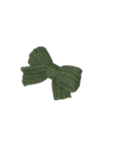 Load image into Gallery viewer, Green Knitted Bow
