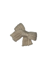 Load image into Gallery viewer, Cream Knitted Bow
