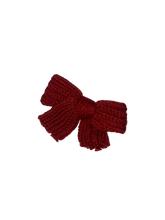 Load image into Gallery viewer, Red Knitted Bow
