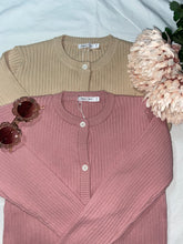 Load image into Gallery viewer, Charlotte Cardigan - Light Brown
